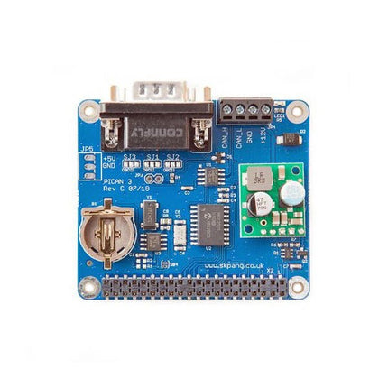 PiCAN 3 (CAN - Bus Board for Raspberry Pi 4 with 3 A SMPS & RTC) - Elektor