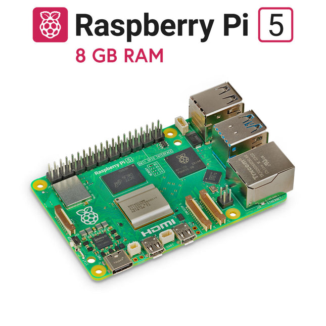 Raspberry Pi 5 (8 Go de RAM) + Raspberry Pi 5 Essentials (livre numérique) GRATUIT