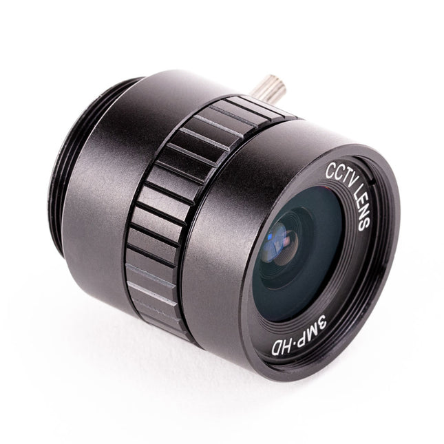 6 mm CS-mount Lens (3 MP) for Raspberry Pi HQ Camera Module