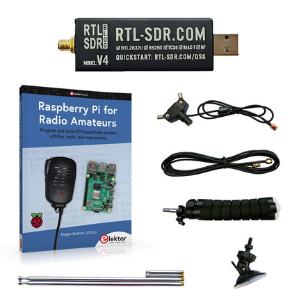Offre groupée Raspberry Pi RTL-SDR V4 d'Elektor