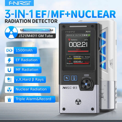 FNIRSI GC-03 Détecteur de rayonnement multifonction