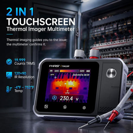 FNIRSI TDM-120P Multimètre à imagerie thermique