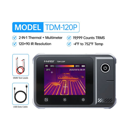 FNIRSI TDM-120P Multimètre à imagerie thermique