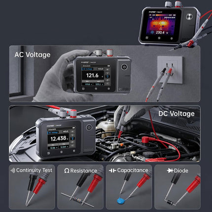 FNIRSI TDM-120P Multimètre à imagerie thermique