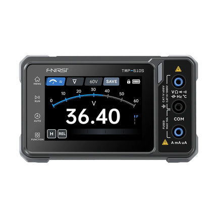 FNIRSI TMP-610S (3-en-1) Multimètre (60000 points) + Oscilloscope + Générateur de signaux