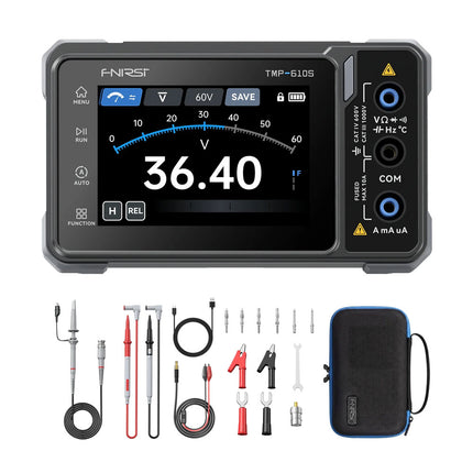 FNIRSI TMP-610S (3-en-1) Multimètre (60000 points) + Oscilloscope + Générateur de signaux