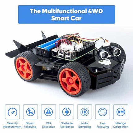 SunFounder PiCar-4WD Raspberry Pi Car Robot Kit