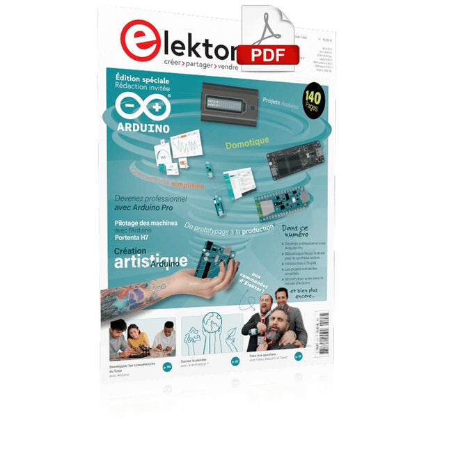 Édition spéciale : rédaction invitée Arduino 2022 (PDF) - Elektor
