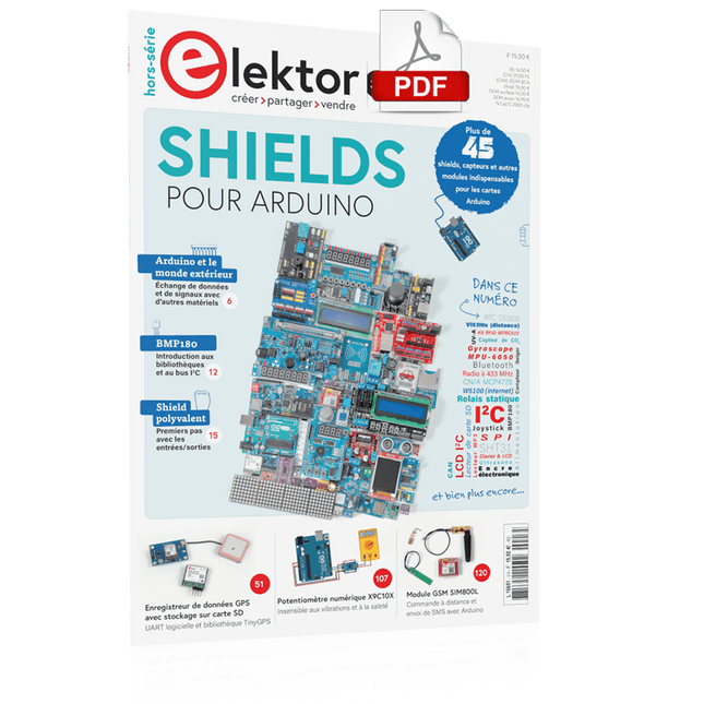 Édition spéciale : Shields pour Arduino (PDF)