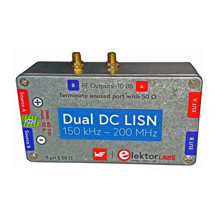Elektor Dual DC LISN (150 kHz – 200 MHz)