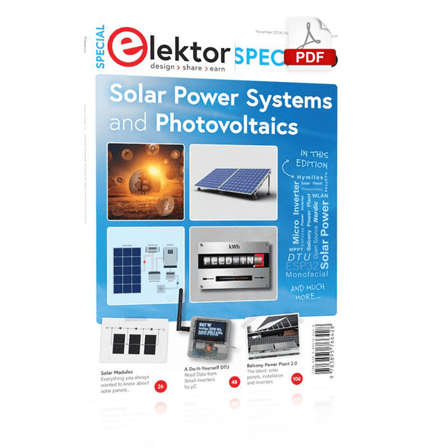 Elektor Special: Solar Power Systems and Photovoltaics (PDF) - Elektor