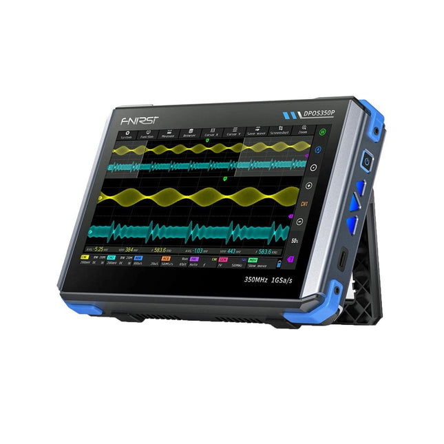 FNIRSI DPOS350P (4 - in - 1) 2 - ch Tablet Oscilloscope (350 MHz) + Signal Generator + Frequency Response Analyzer + Spectrum Analyzer - Elektor