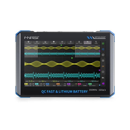 FNIRSI DPOS350P (4 - in - 1) 2 - ch Tablet Oscilloscope (350 MHz) + Signal Generator + Frequency Response Analyzer + Spectrum Analyzer - Elektor