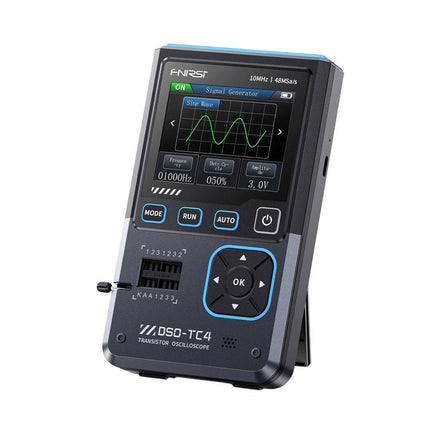 FNIRSI DSO - TC4 (3 - in - 1) Oscilloscope (10 MHz) + Transistor Tester + Signal Generator - Elektor