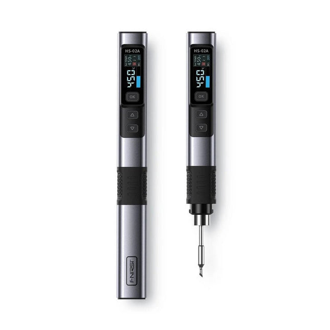 FNIRSI HS - 02A Smart Soldering Iron (incl. 6 Soldering Tips + 100 W Power Supply) - Elektor