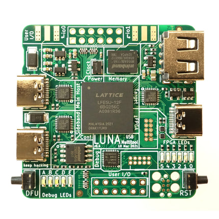 Great Scott Gadgets LUNA – Multi-tool for Building, Analyzing, and Hacking USB Devices