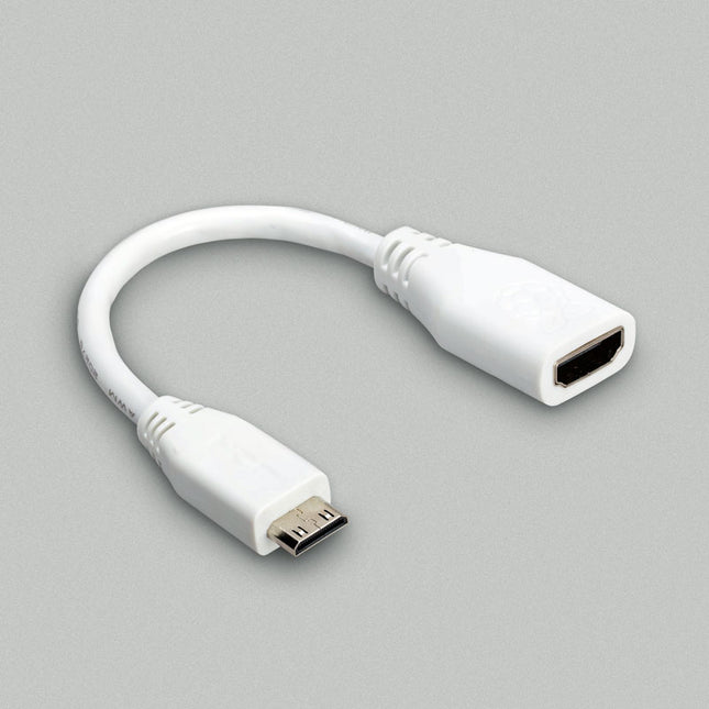 Official Raspberry Pi Mini-HDMI to HDMI Adapter Cable