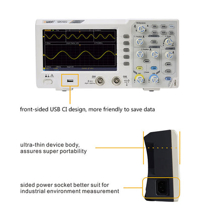 OWON SDS1022 2-ch Oscilloscope (20 MHz)