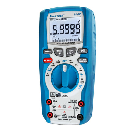 PeakTech 3442 True RMS Digital Multimeter with Bluetooth