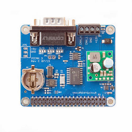 PiCAN 3 – CAN-Bus Board for Raspberry	Pi 4	with 3 A SMPS & RTC