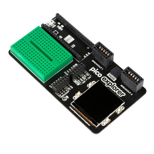 Pimoroni Raspberry Pi Pico Explorer Base - Elektor