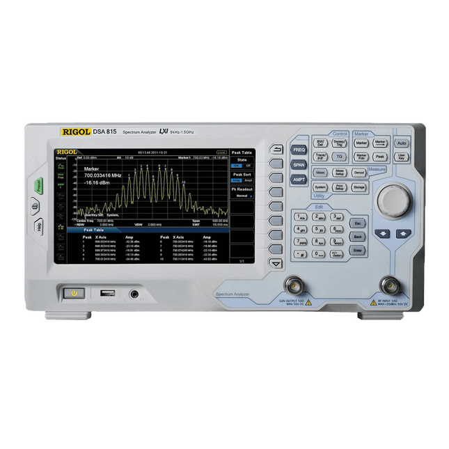 Rigol DSA815-TG Spectrum Analyzer (9 kHz to 1.5 GHz)