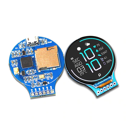 RoundyPi - Rond LCD Bord (gebaseerd op RP2040)