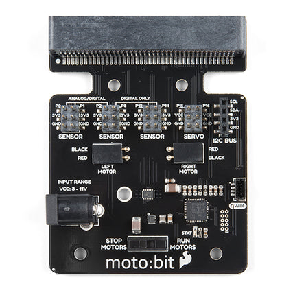 SparkFun moto:bit – micro:bit Carrier Board (Qwiic)