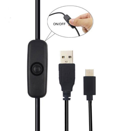 USB-A to USB-C Cable with ON/OFF Switch