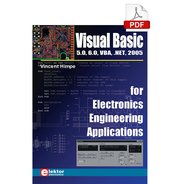 Visual Basic for Electronics Engineering Applications (E-book)