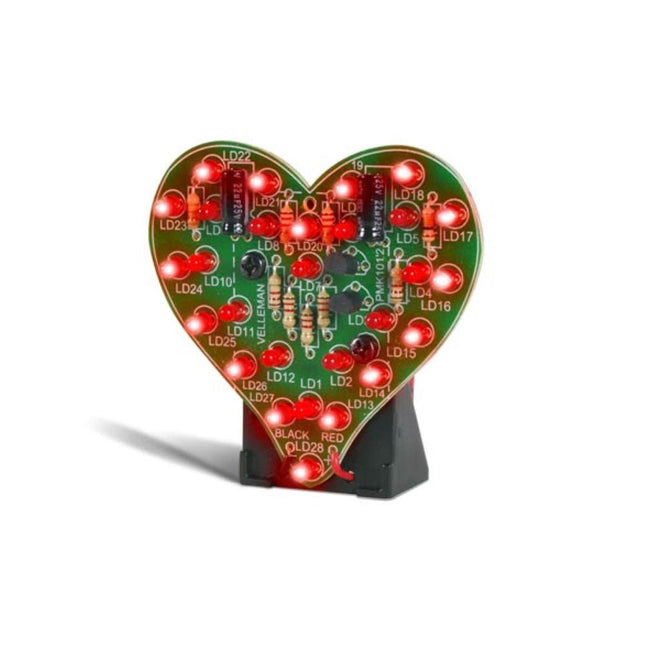 Whadda Flashing LED Sweethearts - Elektor